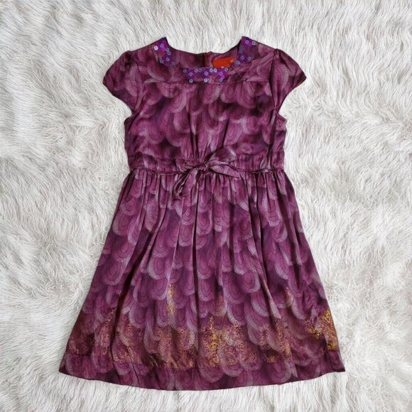 Oilily Other - Oilily Purple Silk Dress Size 152 (US 12)